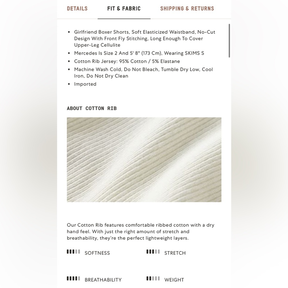 SKIMS Sage Ribbed Tank and Boxer Short Set - Picture 8 of 9